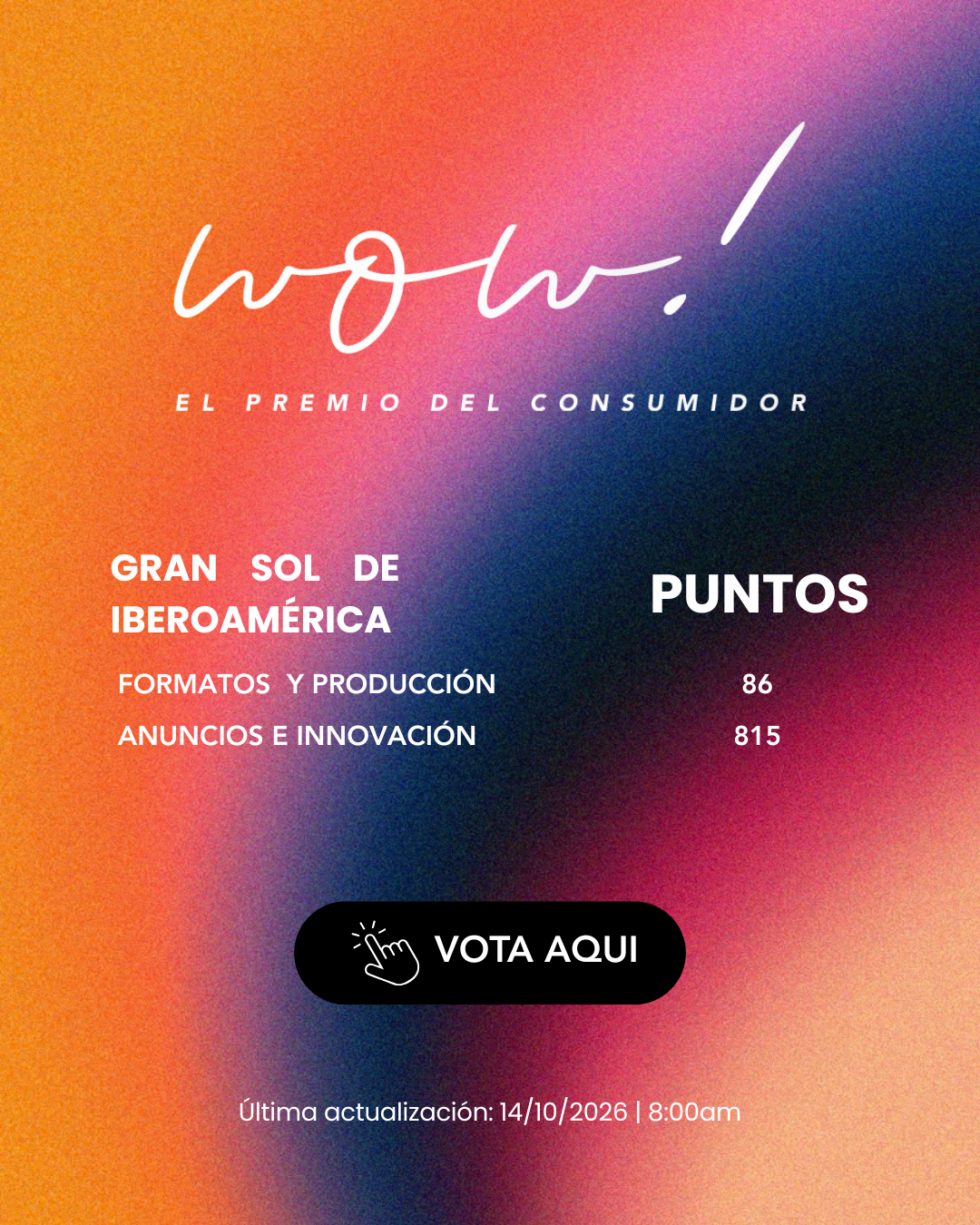 Premio WOW! - El premio del consumidor